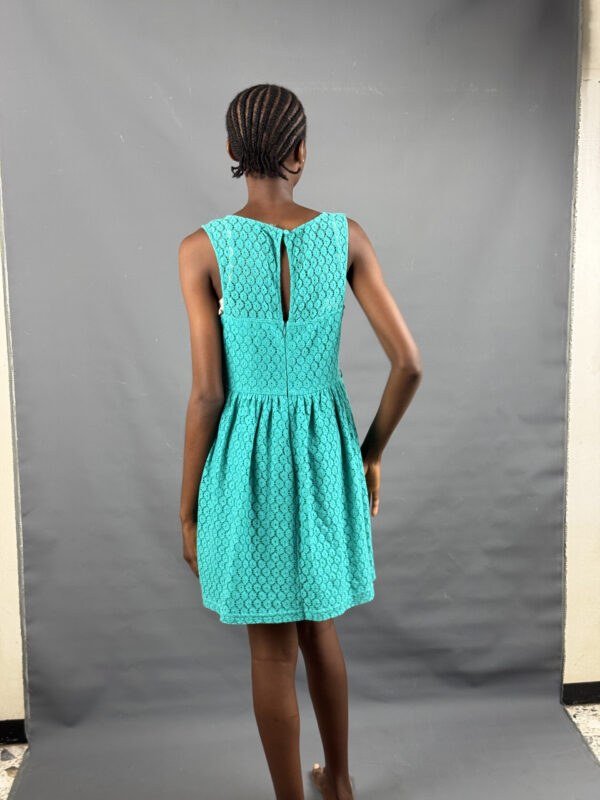 Turquoise Lace dress - Image 5