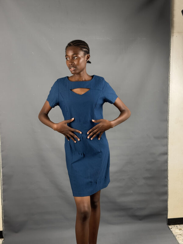 Sophisticated cobalt blue dress
