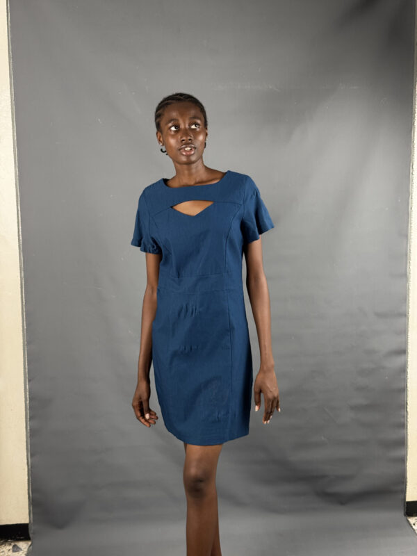 Sophisticated cobalt blue dress - Image 2
