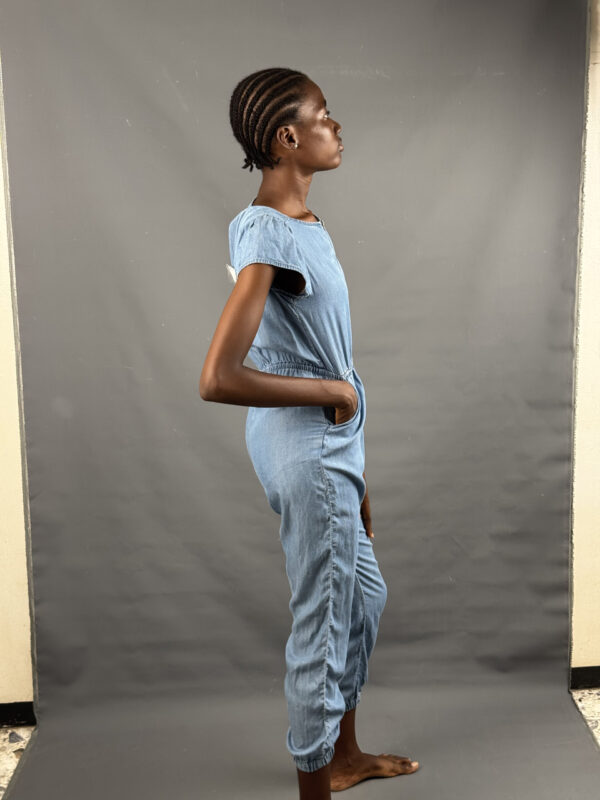 Blue Chambray Jumpsuit - Image 7