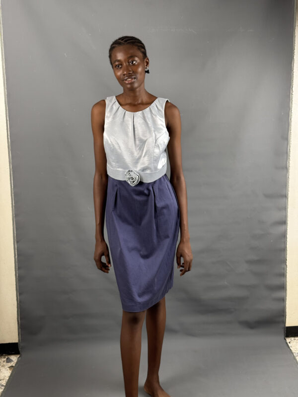 Eiegant two-tone dress - Image 10
