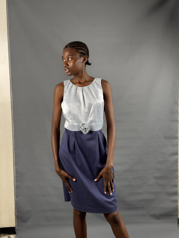 Eiegant two-tone dress - Image 9