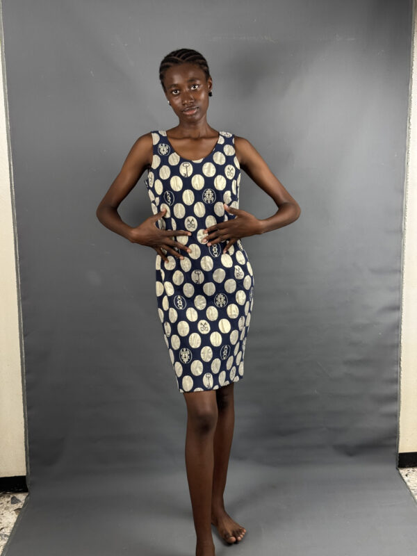 Playfui navy and white polka dot dress - Image 9