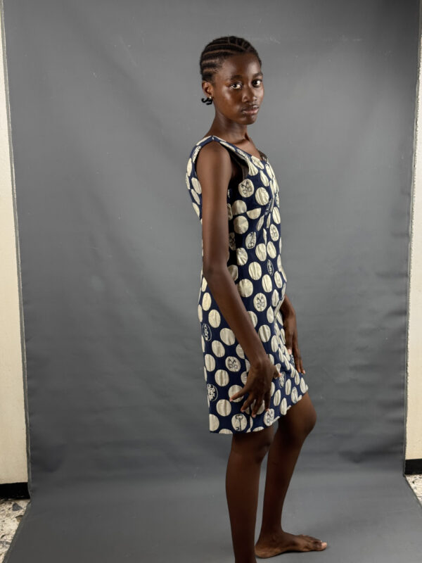 Playfui navy and white polka dot dress - Image 5