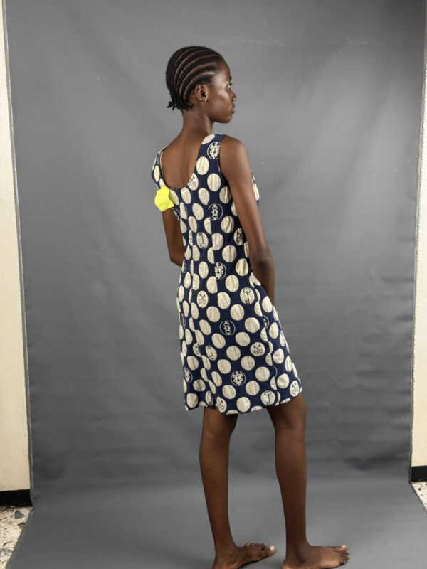 Playfui navy and white polka dot dress - Image 4
