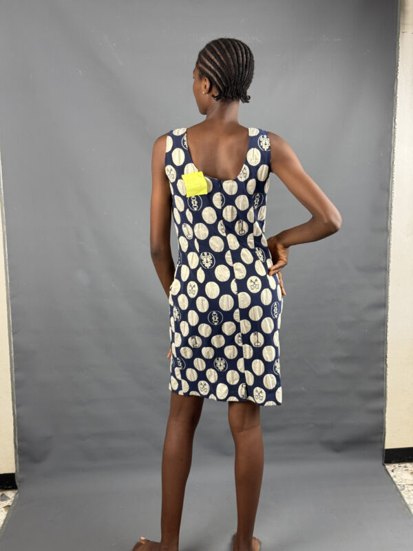 Playfui navy and white polka dot dress - Image 3