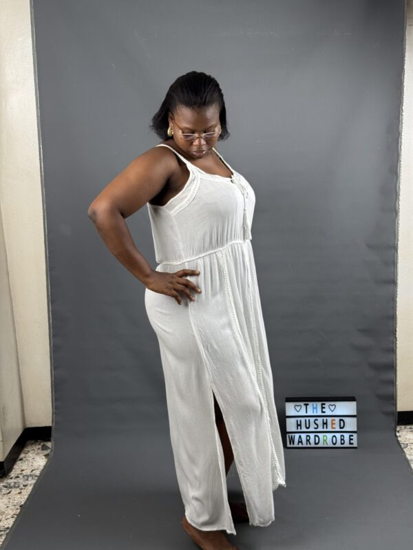 Etheral White Maxi Dress - Image 6