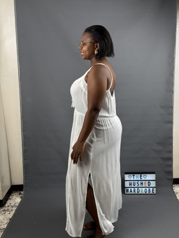 Etheral White Maxi Dress - Image 2